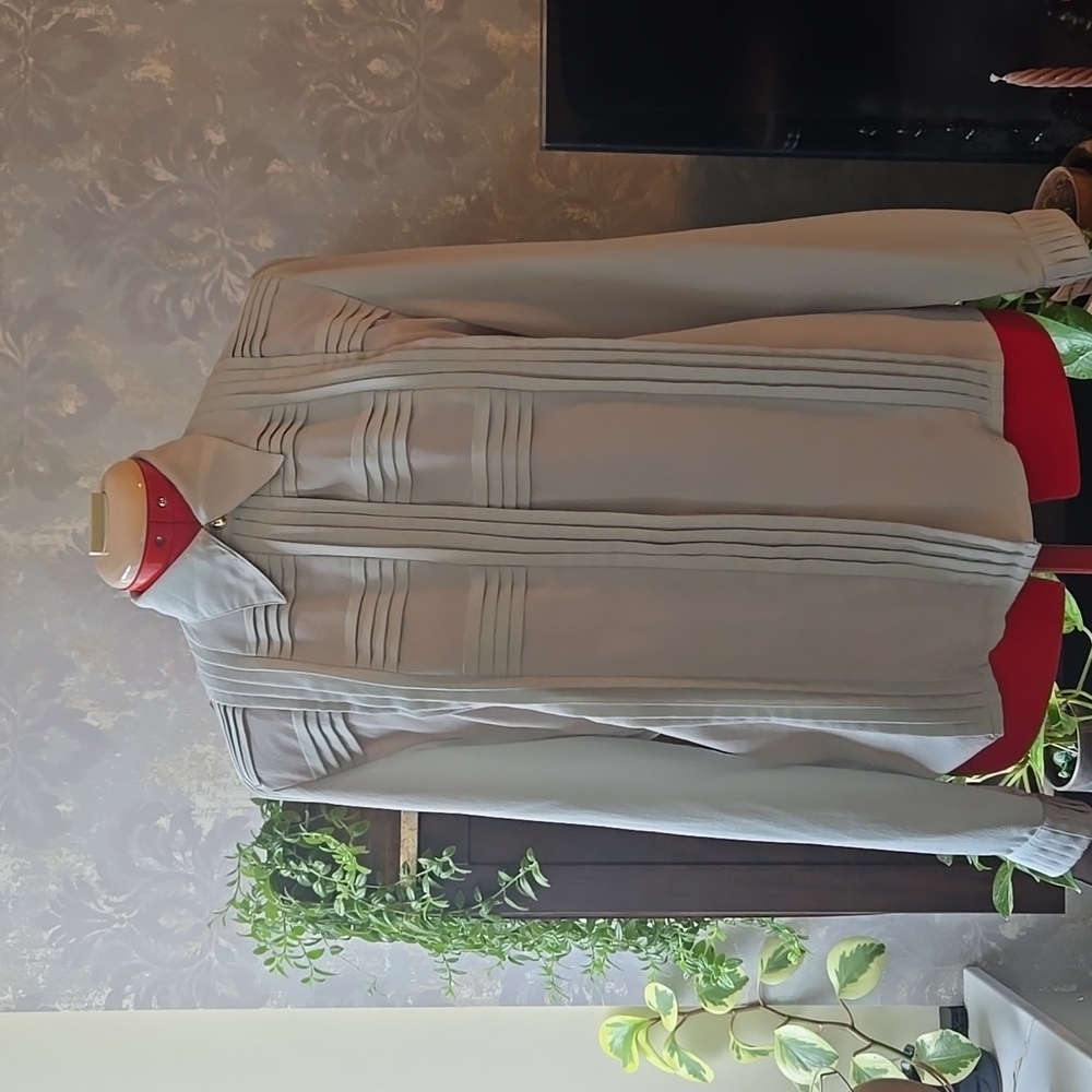 Vintage Simon Chang Blouse with Pleated Design